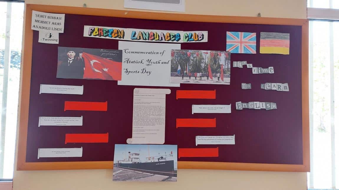 19 Mayıs Atatürk'ü Anma Gençlik ve Spor Bayramı Pano Çalışması